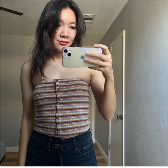 Striped tube top - Picture 2 of 2